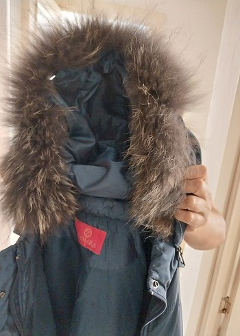 laciverd Kadın Kışlık Kürklü Mont - Görsel 5