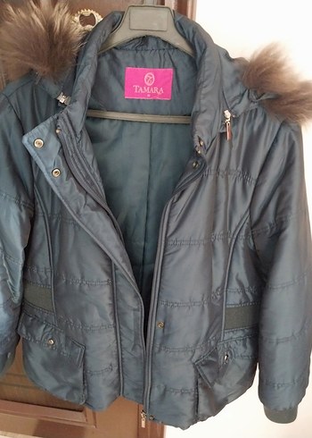 laciverd Kadın Kışlık Kürklü Mont - Görsel 3