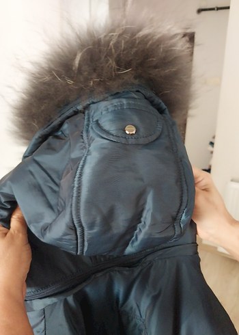 laciverd Kadın Kışlık Kürklü Mont - Görsel 6