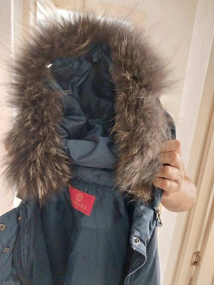 laciverd Kadın Kışlık Kürklü Mont - Görsel 5