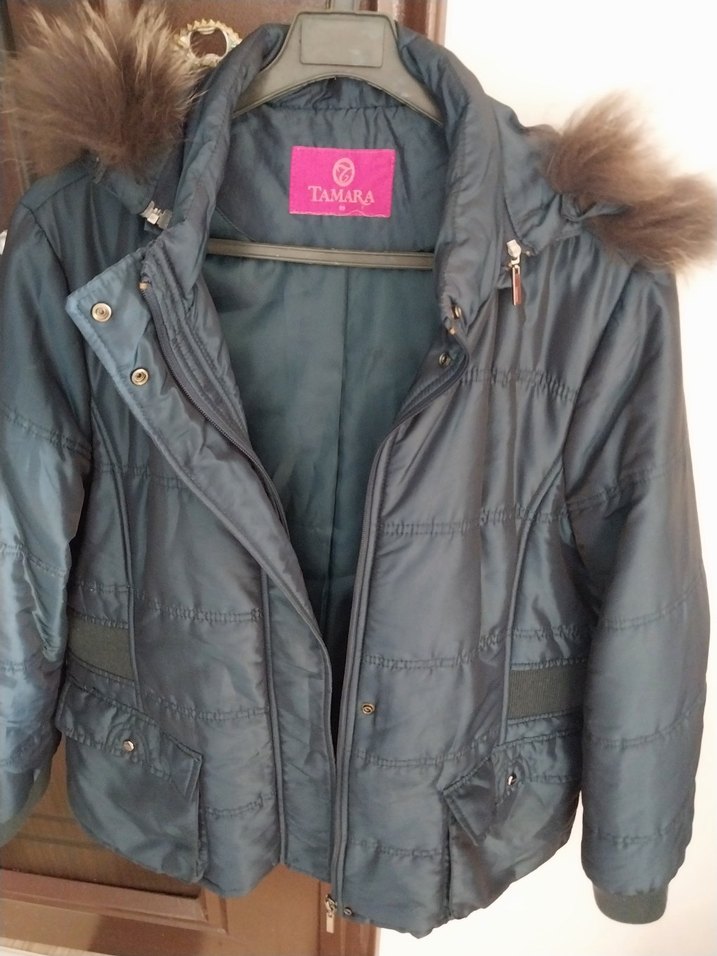 laciverd Kadın Kışlık Kürklü Mont - Görsel 3