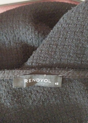 Düğmeli Siyah Midi V Yaka Kadın jile - Görsel 5