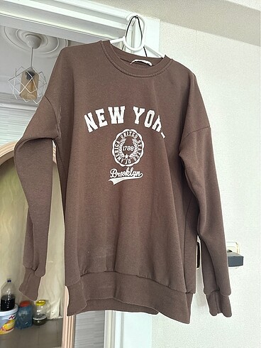 m Beden kahverengi Renk Sweatshirt