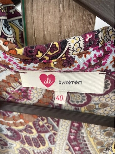 Koton Vintage crop gömlek