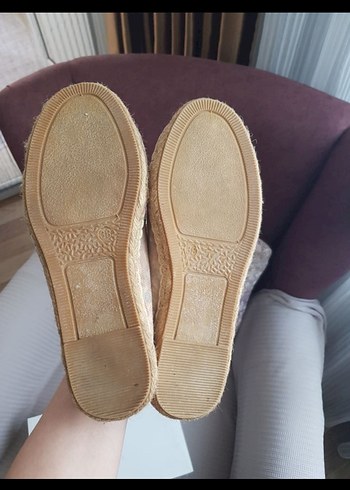 Yargıcı bez espadril - Görsel 6