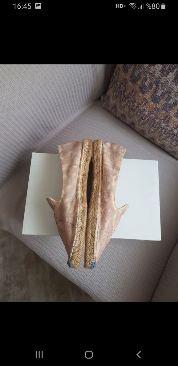 Yargıcı bez espadril - Görsel 2