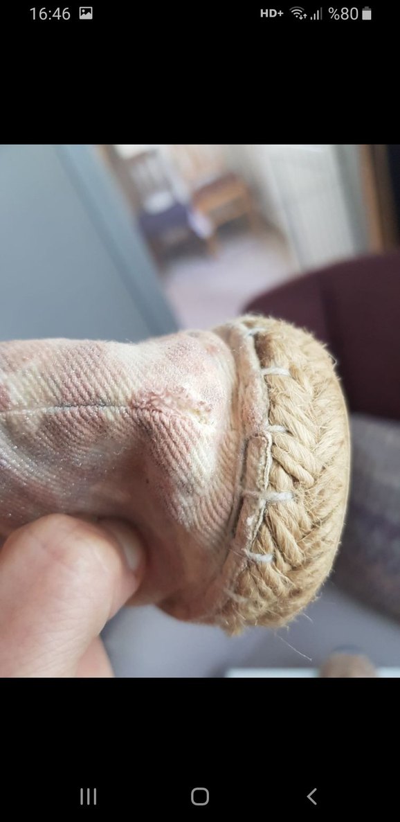 Yargıcı bez espadril - Görsel 5