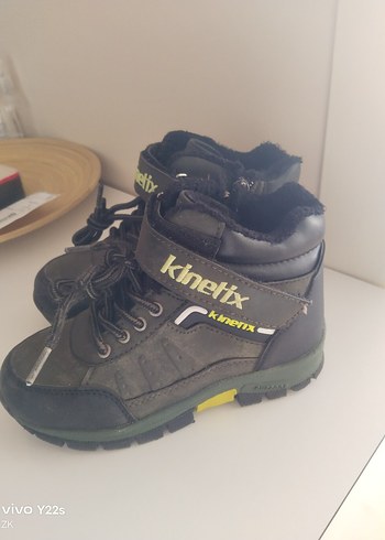 Gri Kamuflaj Erkek Çocuk Botu Velcro - Görsel 3