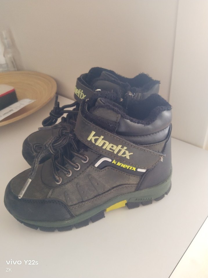 Gri Kamuflaj Erkek Çocuk Botu Velcro - Görsel 3