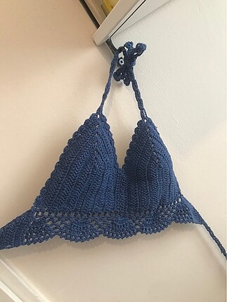 Örgü bikini üstü & crop
