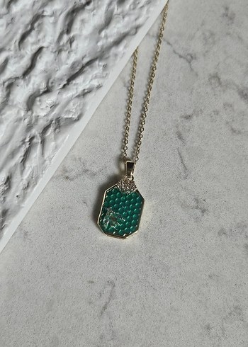 Modern Klasik Altın Zincirli Yılan Desenli Kolye - Görsel 5