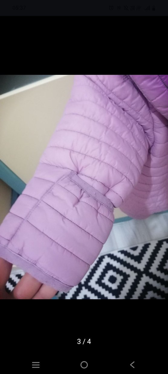 Mor Bebek Tulum, Fermuarlı, Düz Desen - Görsel 4