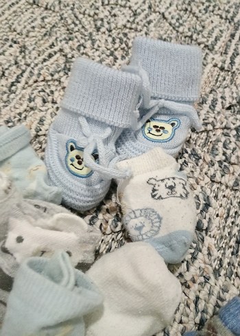 Nakışlı Gri Erkek Çorapları - Görsel 2