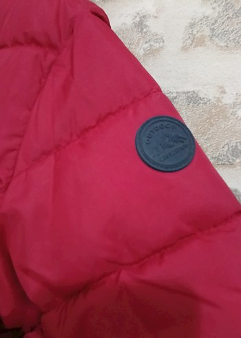 Bordo Kapüşonlu Erkek Çocuk Mont - Görsel 3