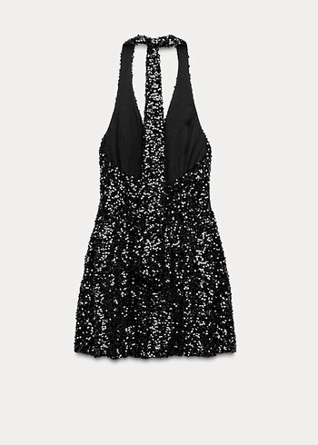 Siyah Midi Mini Elbise - Görsel 2