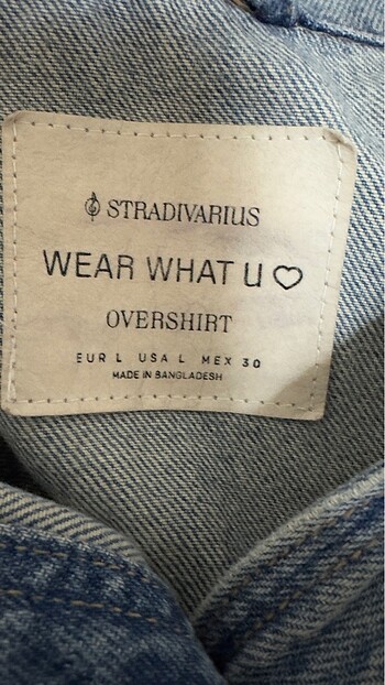 l Beden Stradivarius ceket