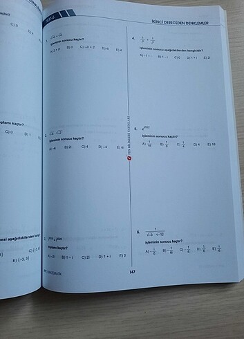  Fen bilimleri yayınları ayt matematik