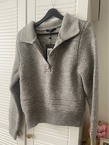 Kazak gri örgü sıfır - Görsel 2