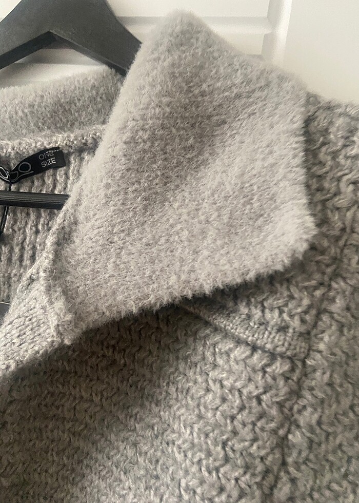 Kazak gri örgü sıfır - Görsel 4