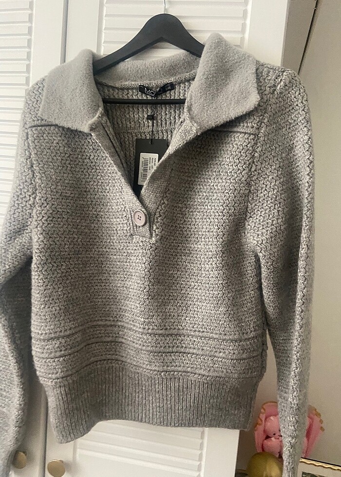 Kazak gri örgü sıfır - Görsel 5