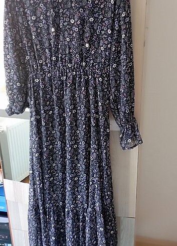 Çiçekli şifon elbise - Görsel 4