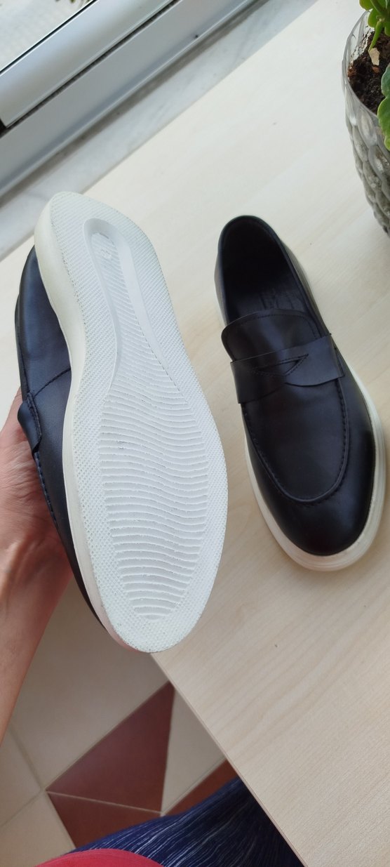 Siyah Deri Erkek Klasik Ayakkabı - Görsel 4