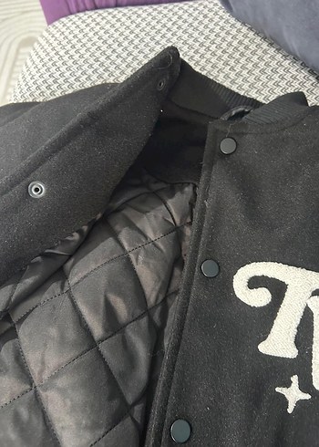 m Beden siyah Renk Siyah Kadın Deri Bomber Ceket