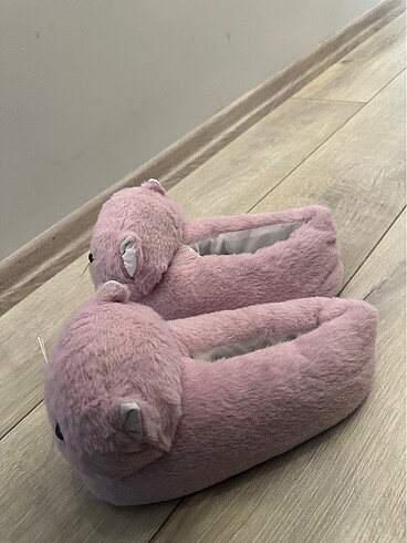 Diğer Pembe kedili ev ayakkabısı