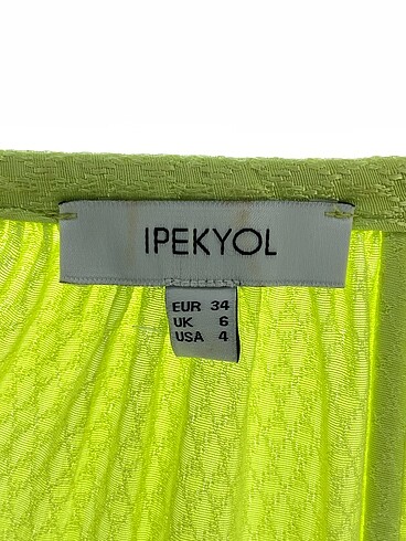 34 Beden yeşil Renk ipekyol Uzun Elbise %70 İndirimli.