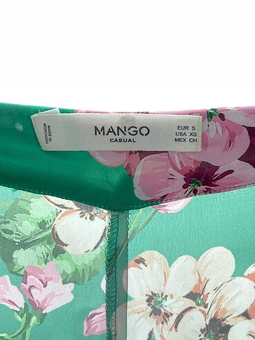 s Beden yeşil Renk Mango Kumaş Pantolon %70 İndirimli.
