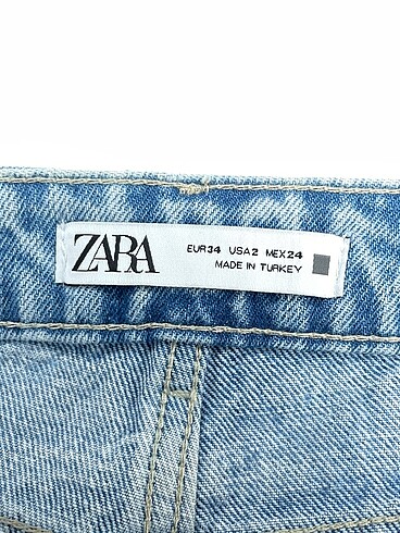 34 Beden mavi Renk Zara Jean / Kot %70 İndirimli.