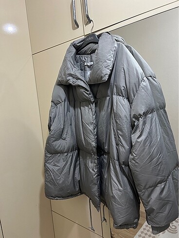 l Beden gri Renk oversize mont