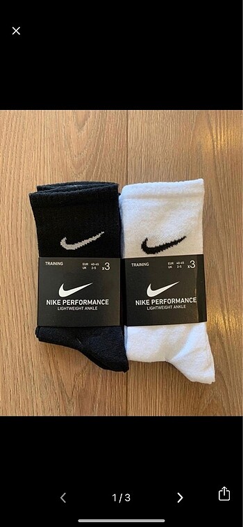 Nike tenis çorap