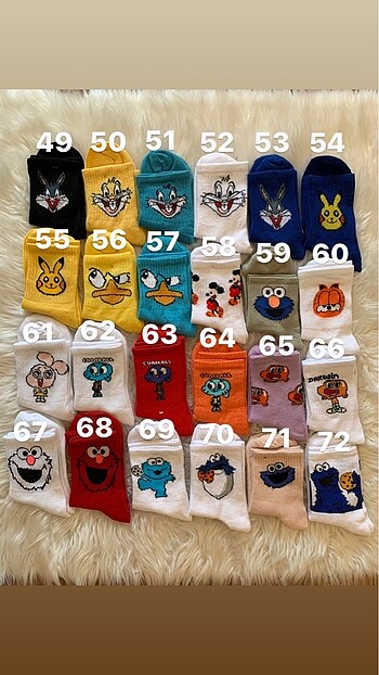 37 Beden çeşitli Renk Kolej çorap