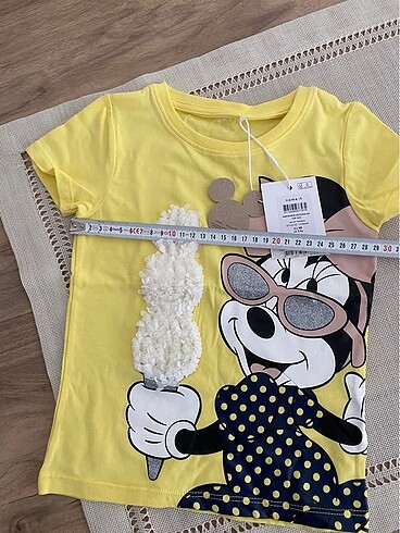 24-36 Ay Beden Name İt Kız Bebek Sarı Tshirt