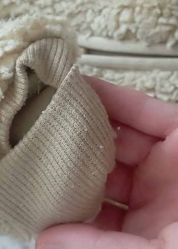 Kürklü Kapüşonlu Bebek Tulumu 3-6 ay - Görsel 3