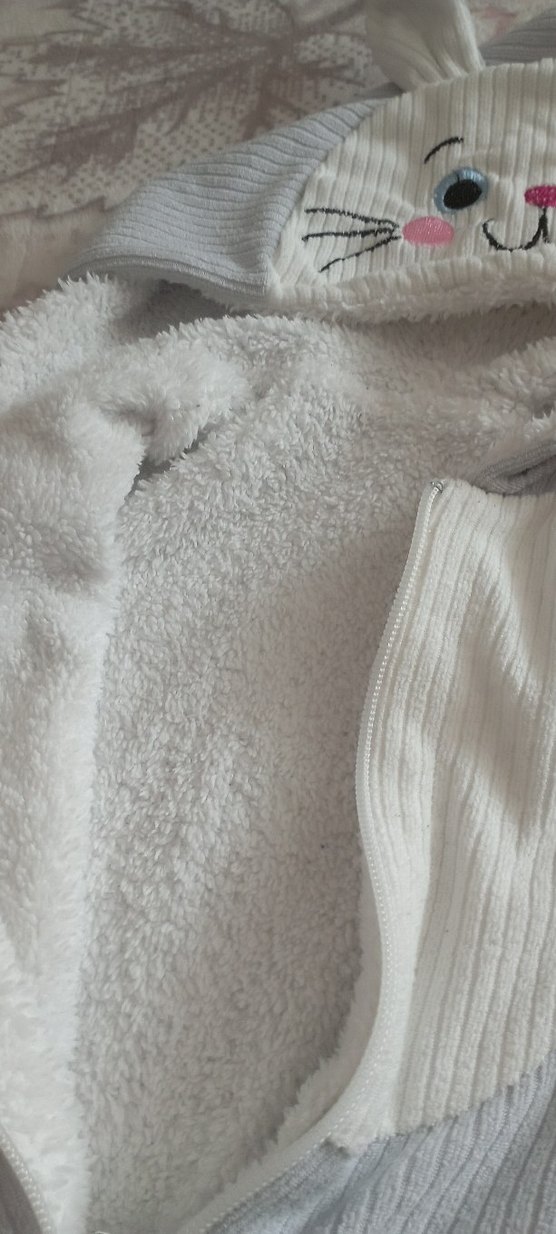 Gri Nakışlı Çocuk Uyku Tulumu - Görsel 2