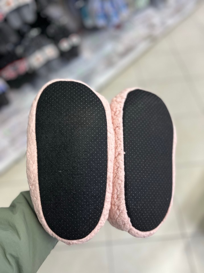 Pembe Leopar Desenli Kız Çocuk Ev Terliği - Görsel 3