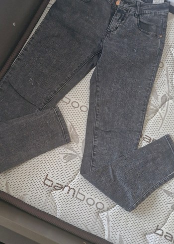 Gri Regular Fit Kadın Kot Pantolon - Görsel 2