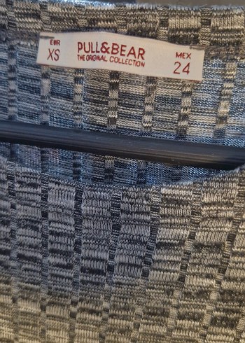 Gri Uzun Kollu Triko Kadın Elbise - Görsel 4