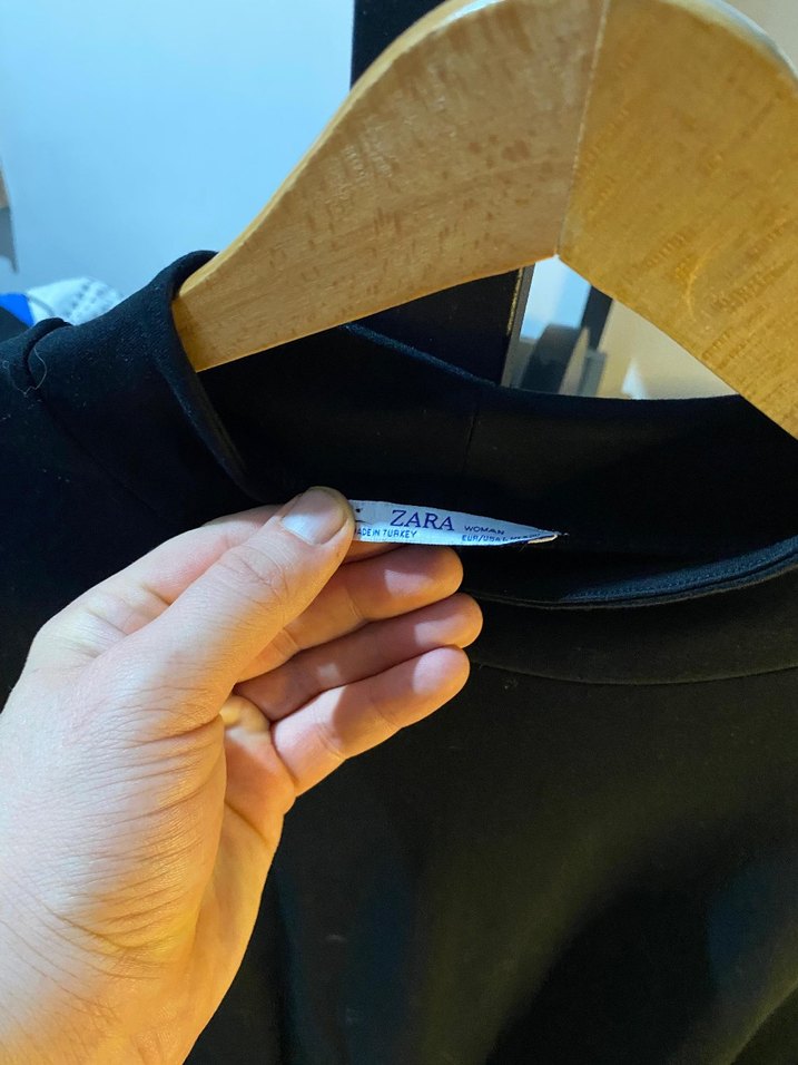 Siyah Kadın Midi Triko Elbise - Görsel 2