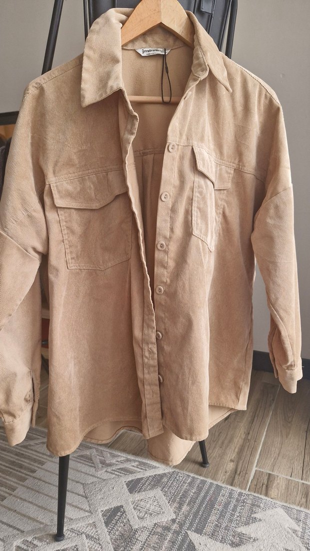 Stradivarius  Kadın Gömlek-Ceket - Görsel 2