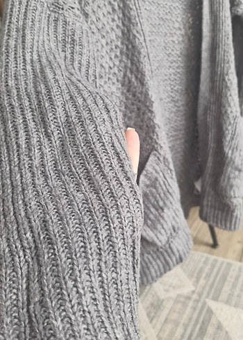 Pul and Bear Örgü Kadın Hırka - Görsel 2