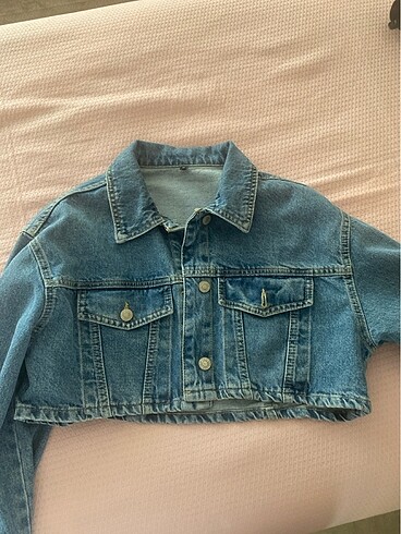 Crop kot ceket