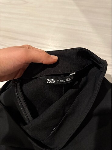 Zara Zara siyah şık mini etek