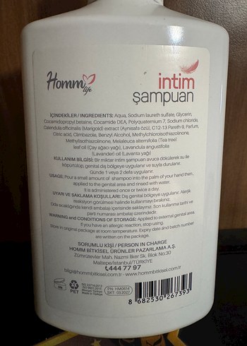 Homm Life Intim Şampuan 250 ml - Görsel 2