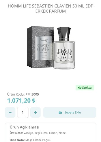 Altın Renkli Sebastien Claven Erkek Parfümü 50 ml - Görsel 4