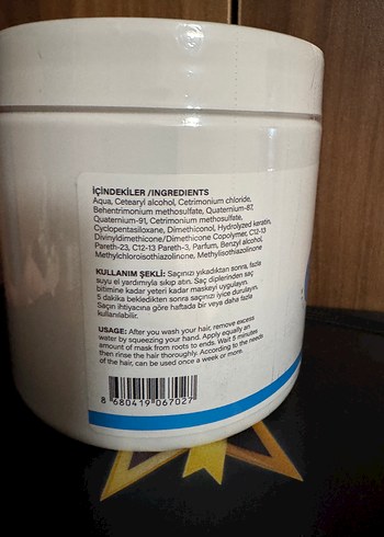 Homme Keratin Saç Maskesi 500 ml - Görsel 2