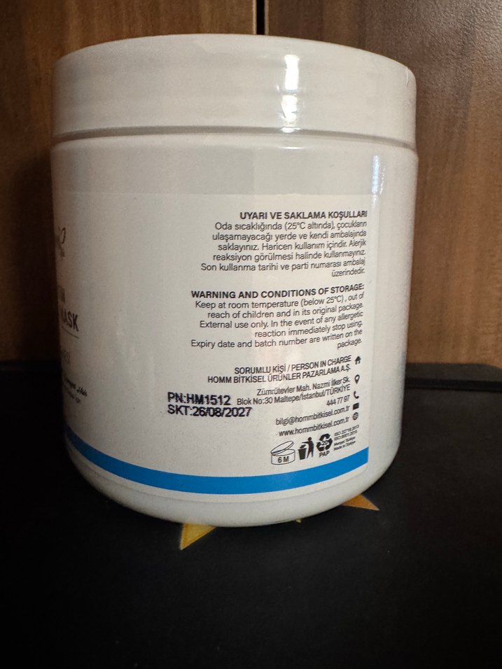 Homme Keratin Saç Maskesi 500 ml - Görsel 3