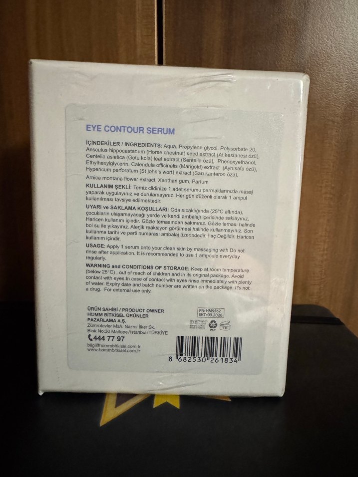 Homme Life Göz Çevresi Serum - Görsel 2